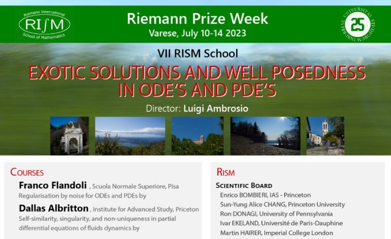 Riemann Prize Week 2023