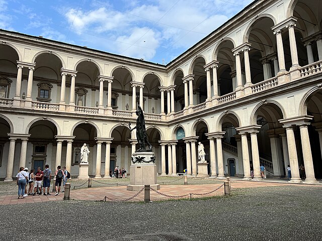 Palazzo Brera, sede dell'Istituto Lombardo, Milano