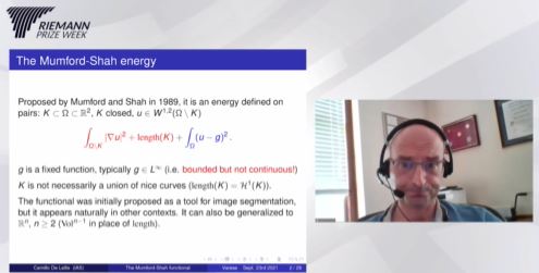Mumford-Shah functional and its challenges - Camillo DeLellis